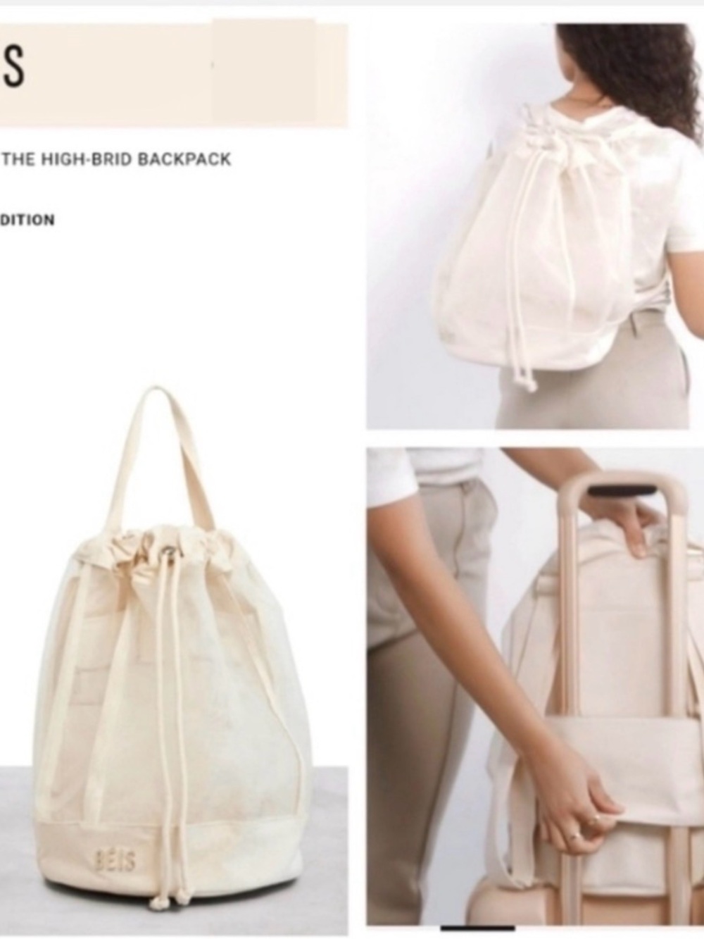 BEIS
Beis - The High-brid Backpack (limited edition) - Picture 2 of 5